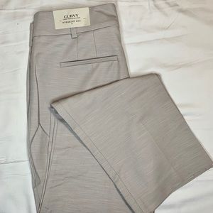 NWT Ann Taylor Curvy Straight Leg Work Pants